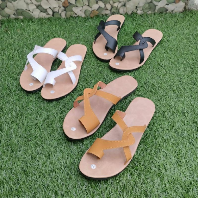 sandal wanita anti slip sandal tasik trendy