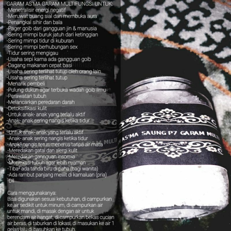 

(COD) GARAM AS'MA GARAM MULT1FUNGSI