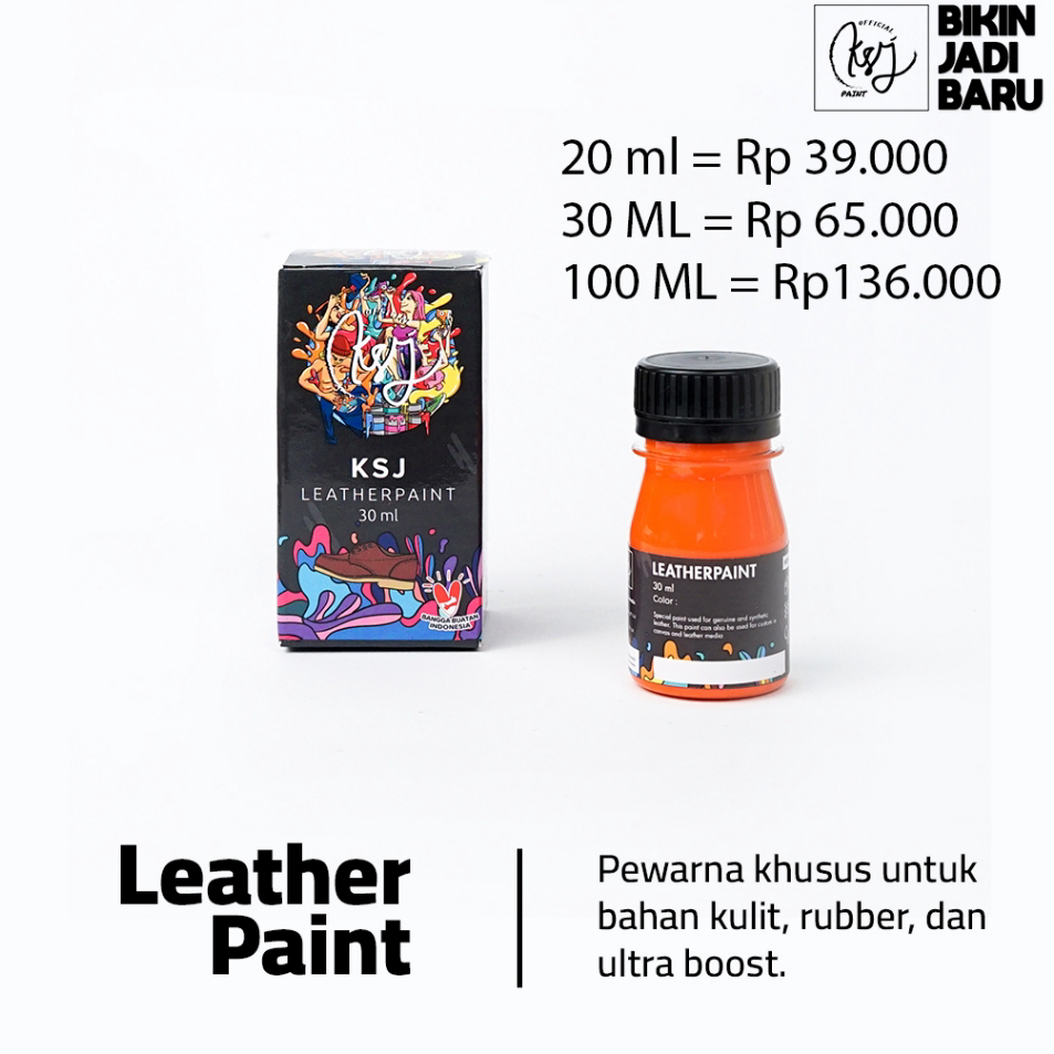 

Promo Cat Sepatu / Cat Tas KSJ Leather Paint Ready