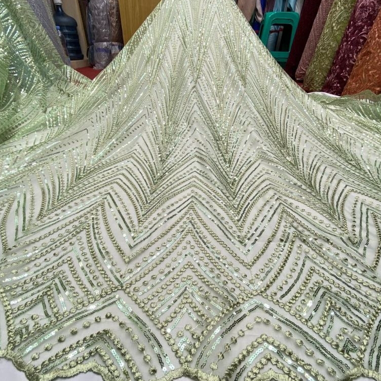 ↕➨⁑✲ Tile Payet mutiara, Bahan kebaya Brokat swaroski payet