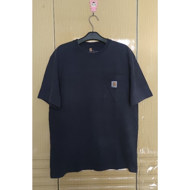 TSHIRT CARHARTT NAVY SECOND ORIGINAL