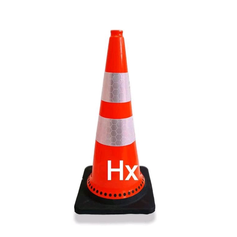 Trafic cone 75cm -Kerucut safety cone 75cm -Safety cone 75cm