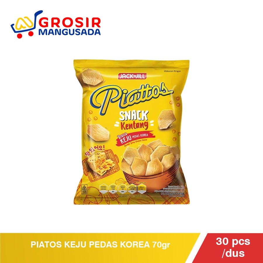 

Piattos Snack Kentang Rasa Keju Pedas Korea 70gr Harga Grosir 30 pcs