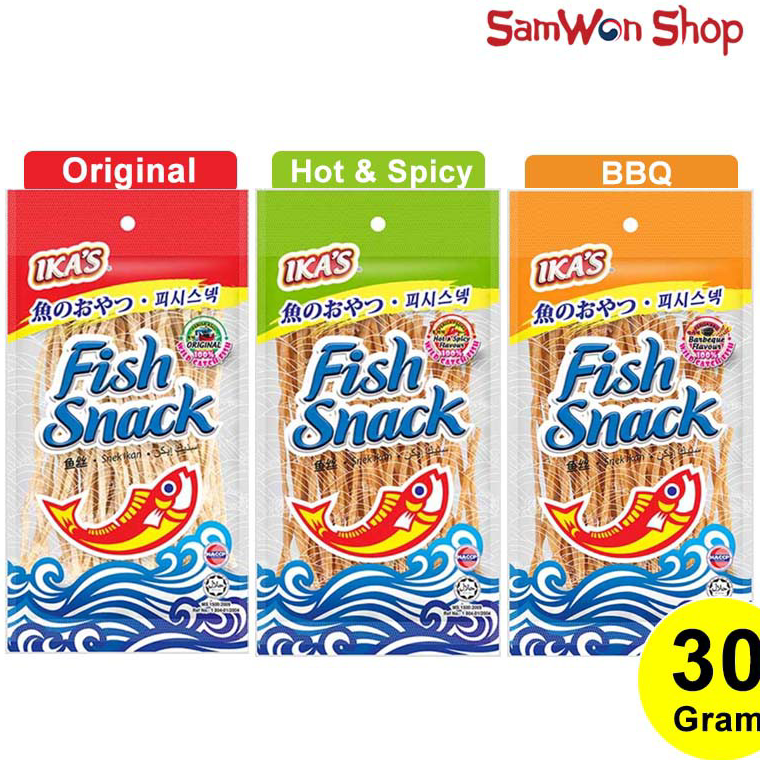 

FLASH SALE⚡ FISH SNACK MERK IKA'S 30 GRAM - JUHI SNACK CEMILAN IKAN BERVARIAN RASA