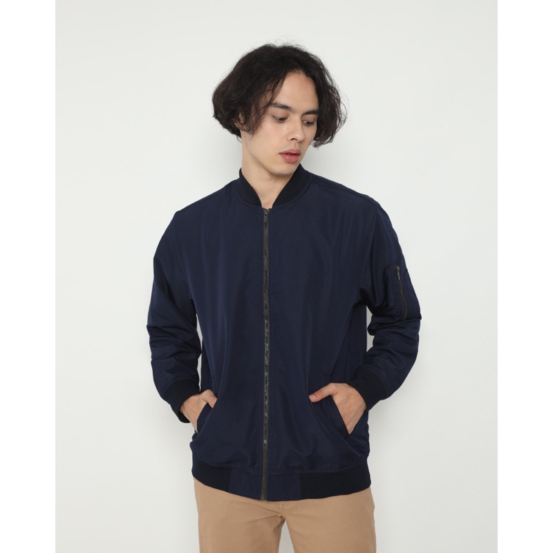 JAKET ERIGO BOMBER GRENNA NAVY UNISEX / ERIGO BOMBER GRENNA NAVY UNISEX