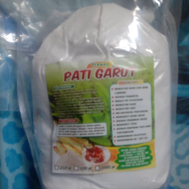 

Pati umbi Garut tepung Pati umbi Garut 500gr