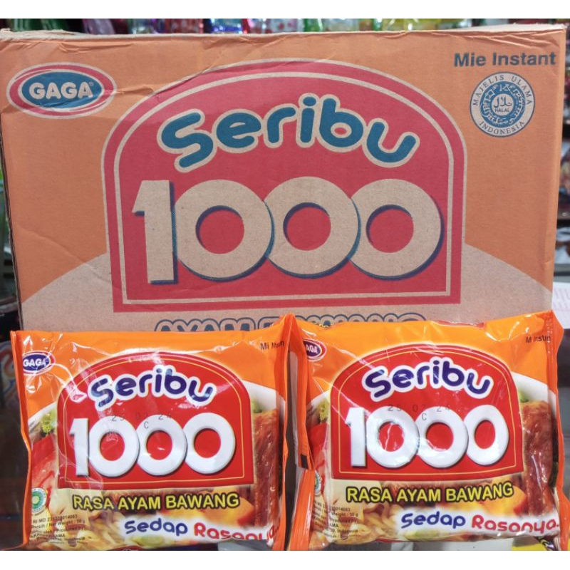 

Mie GAGA Ayam Bawang 40x50gr (1 dus) Mi Instant