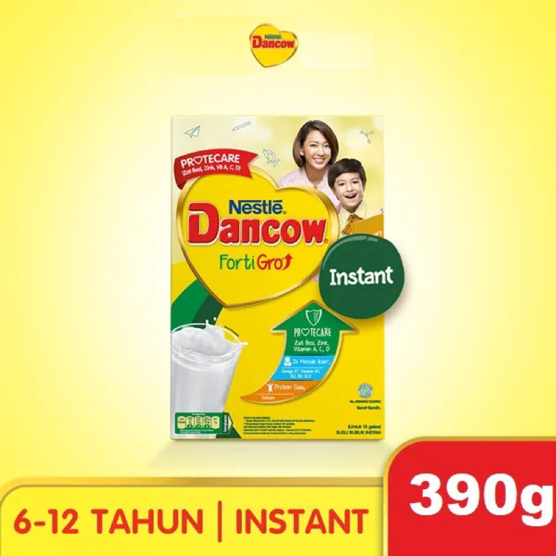 

Dancow Fortigro 390gr (6-12 tahun) Rasa Cokelat & Instant