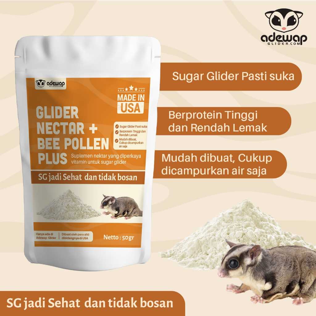 ADEWAP GLIDER Nectar Bee Pollen Plus Vitamin Sugar Glider