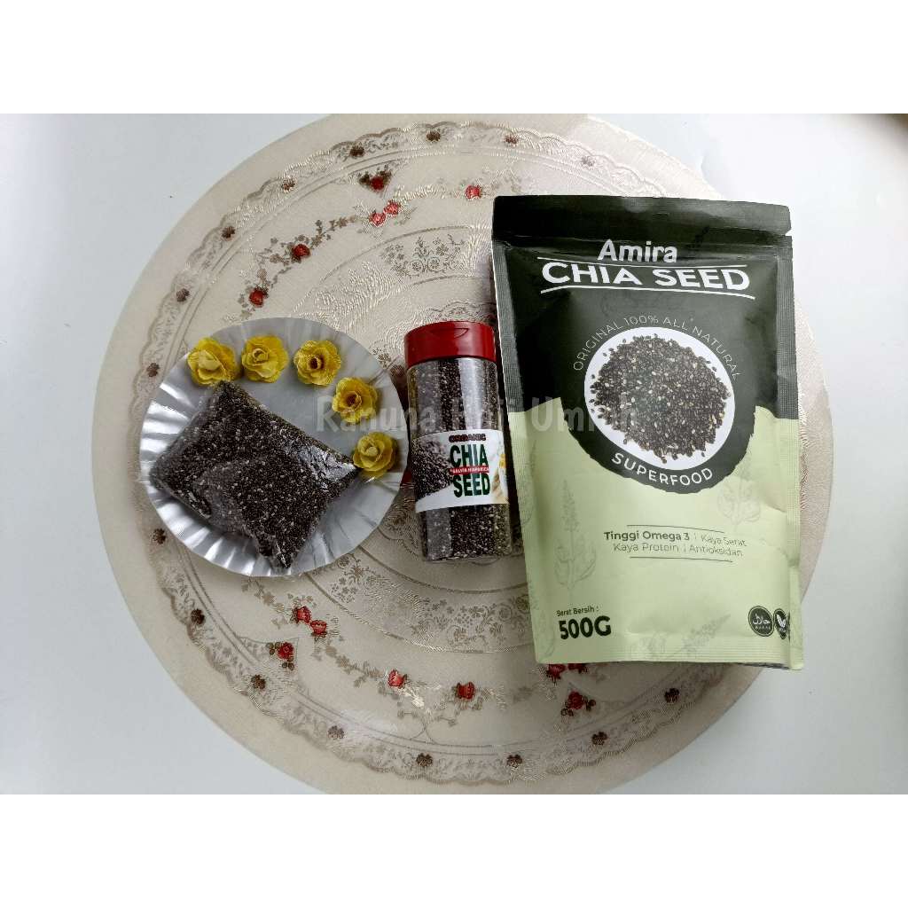

Organic Black Chia Seed Premium | Biji Original Penurun Berat Badan Sehat | Chia Seed Untuk Diet | Biji Sehat
