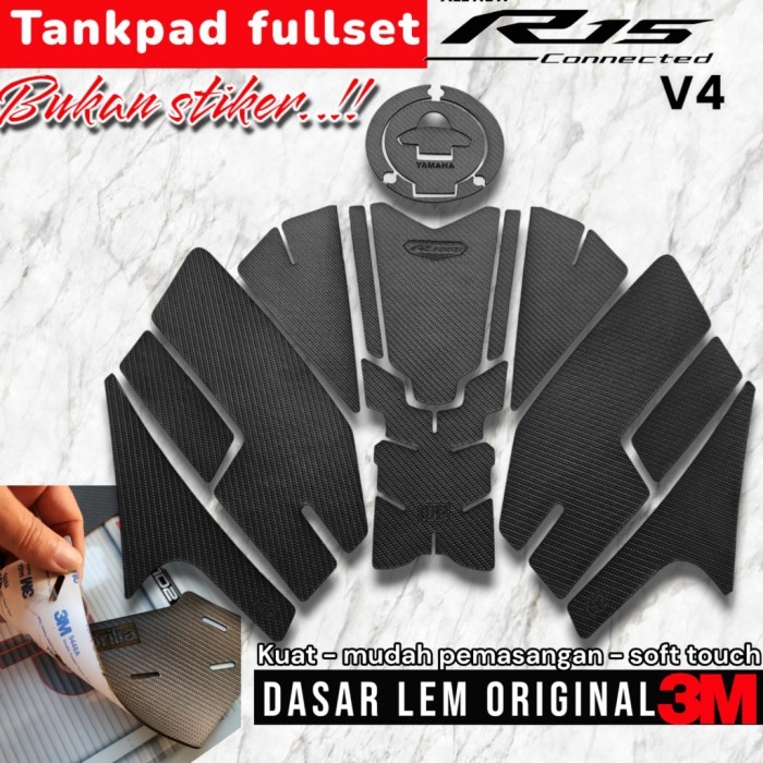 Tankpad R15 V4 Carbon Pattern -
