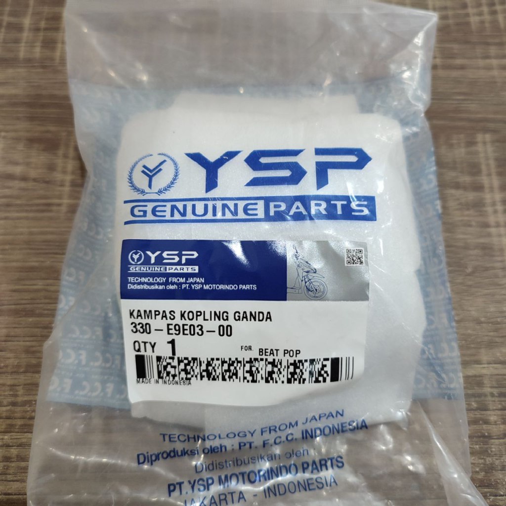 Kampas Ganda Beat Pop, Beat Fi K44 Original FCC