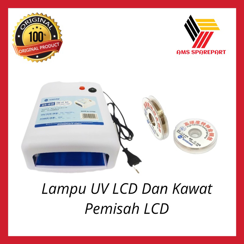 Lampu UV LCD Dan Kawat Pemisah LCD