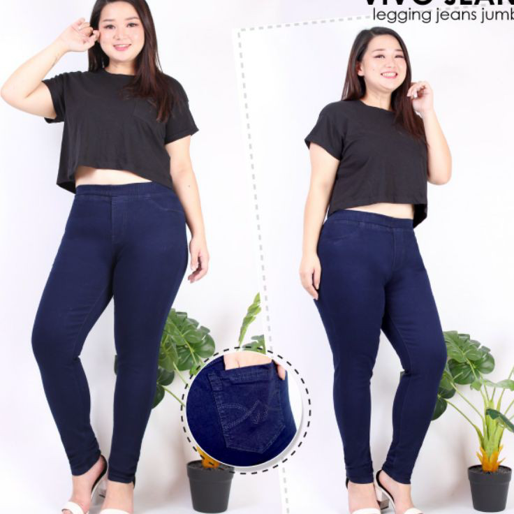 Harga Termurah Vivo Jeans - LEGGING Jumbo Uk 34/35/36 Model Terkini