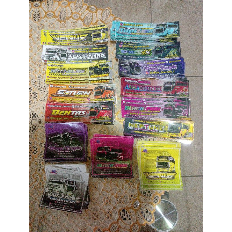 

PAKETAN 15PCS STIKER ORIGINAL TUNGGAL JAYA