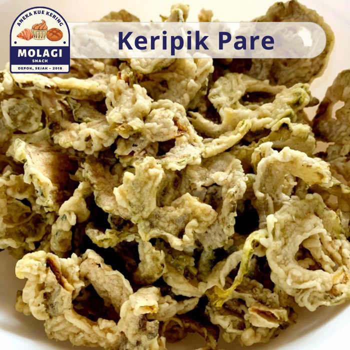 

Keripik Pare Gurih Renyah / Kripik Pare (Tidak Pahit) 250 Gram - Molagi Snack