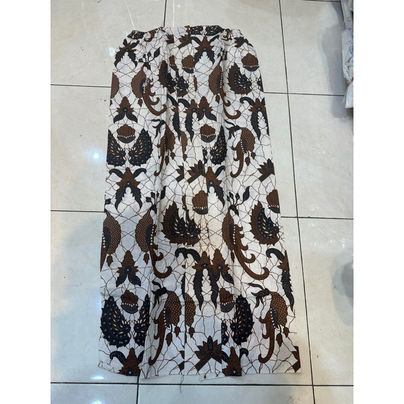 jarik dewasa instant putih batik