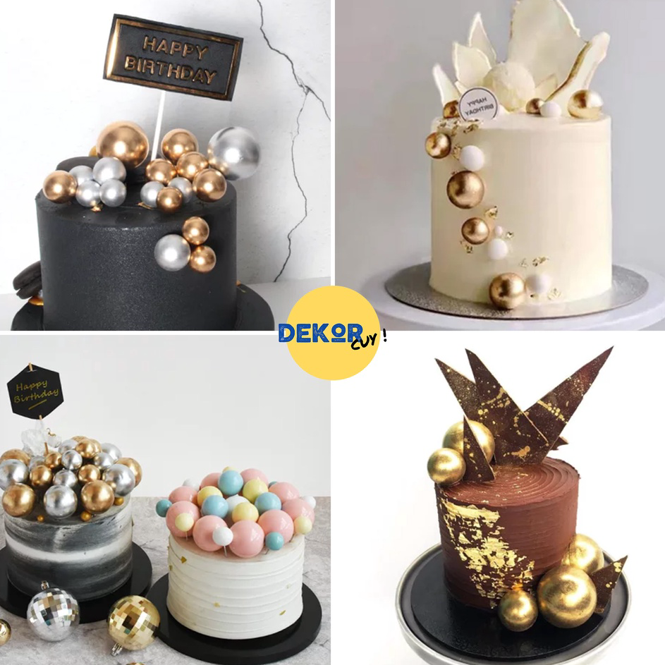 

➢❈ CAKE TOPPER HAPPY BIRTHDAY HIASAN KUE BENTUK BOLA TUSUK GOLD EMAS SILVER CAKE TOPPER KIPAS Hiasan kue ulang tahun Dekorasi Kue Ulang Tahun