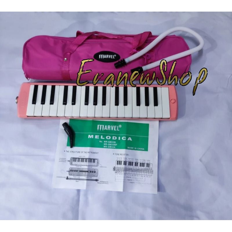 alat musik tiup pianika marvel asli Pianika Marvel bagus murah Original