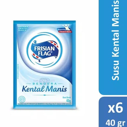 

Susu Bendera Putih Sachet Renceng 40 Gram 6 Saset