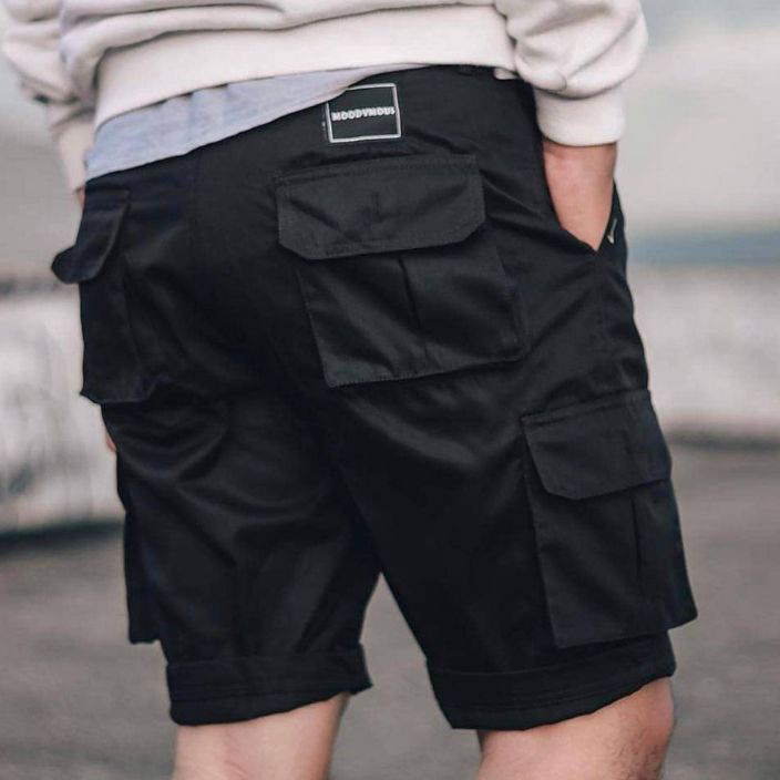 KXWG5678 【FSASH SALE】 YANG TERMURAH Celana Cargo pendek pria thrasher 28-33 celana kimpul pendek thr