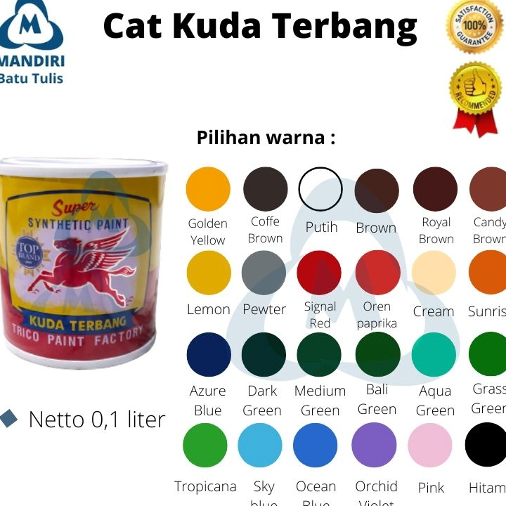 

Model Baru Cat kuda Terbang Kecil 0.1 / Cat Besi / Cat Kayu / Cat Minyak