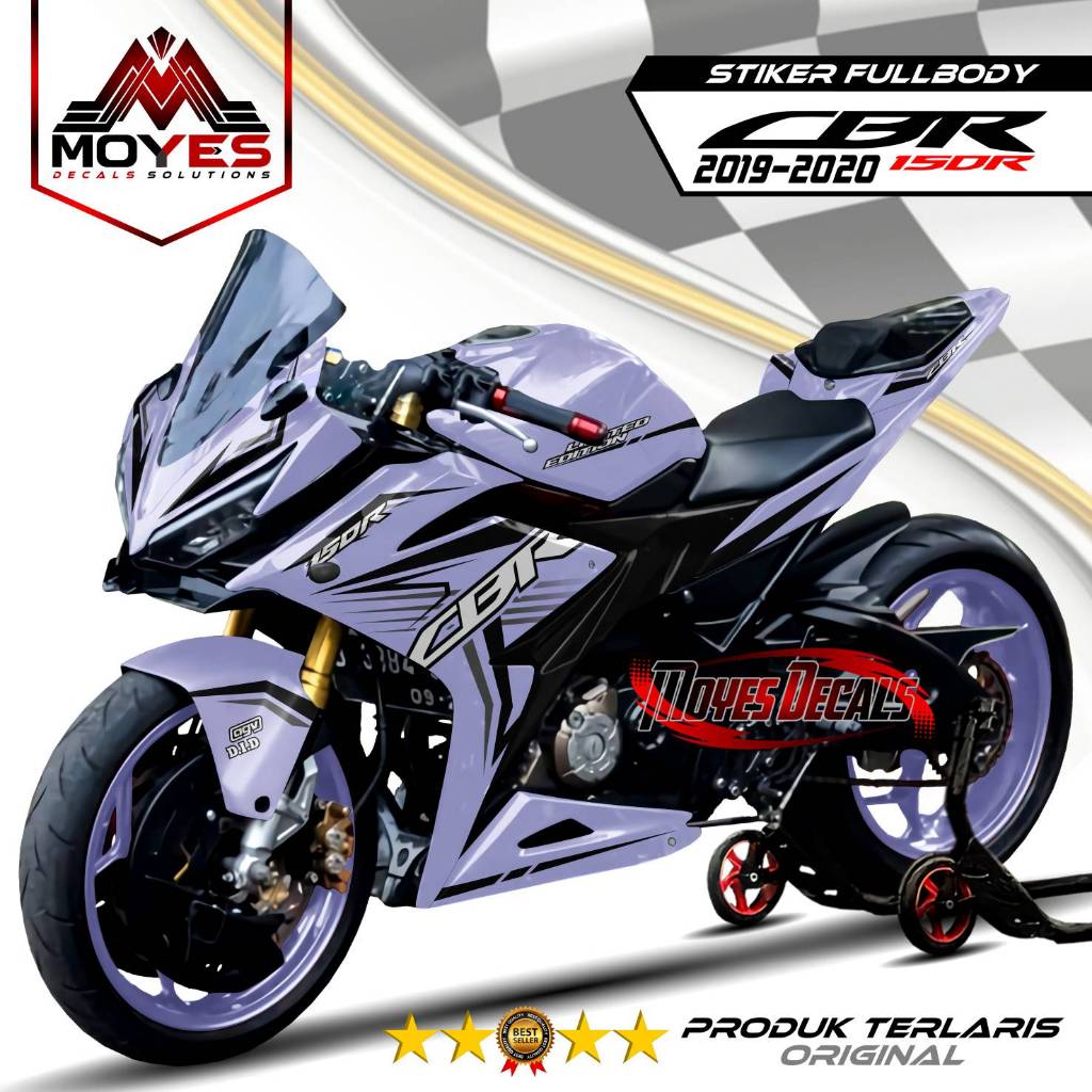 Decal CBR 150 R 2019 -2020 Full Body - Stiker CBR 150 Fullbody Lis Bunglon