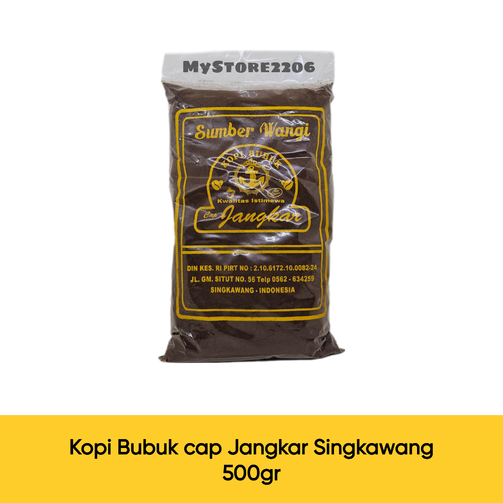 

Kopi Bubuk cap SUMBER WANGI JANGKAR Singkawang - 500gr