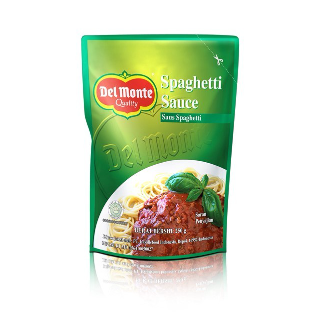 

➣✷✮ SAUS SPAGHETTI DEL MONTE POUCH 250GR DELMONTE SPAGHETI SAUCE