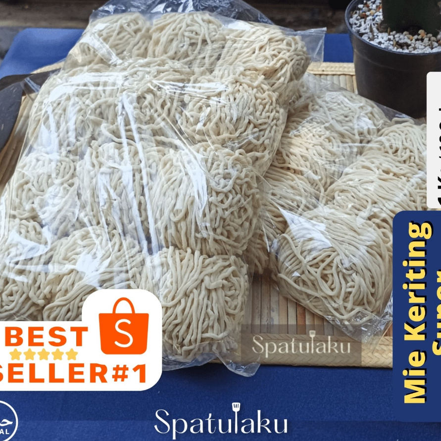

WKPR6803 COD Mie Kriting Mentah Super - Untuk Mie Ayam, Bakmie, Ramen Dll