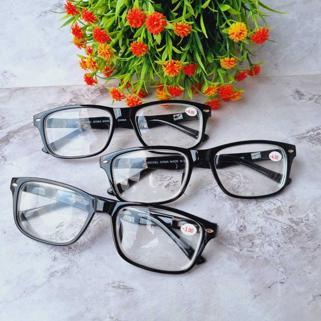 Kacamata Minus ZM052 Untuk Wanita Pria Kaca Mata Optik Minus -0.50/0.75/1.00/1.25/1.50/1.75/2.00/2.2