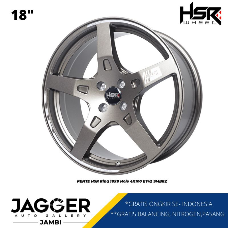 Velg mobil Alvez Rocky Raize Ring 18 HSR Pente 1set 4pcs