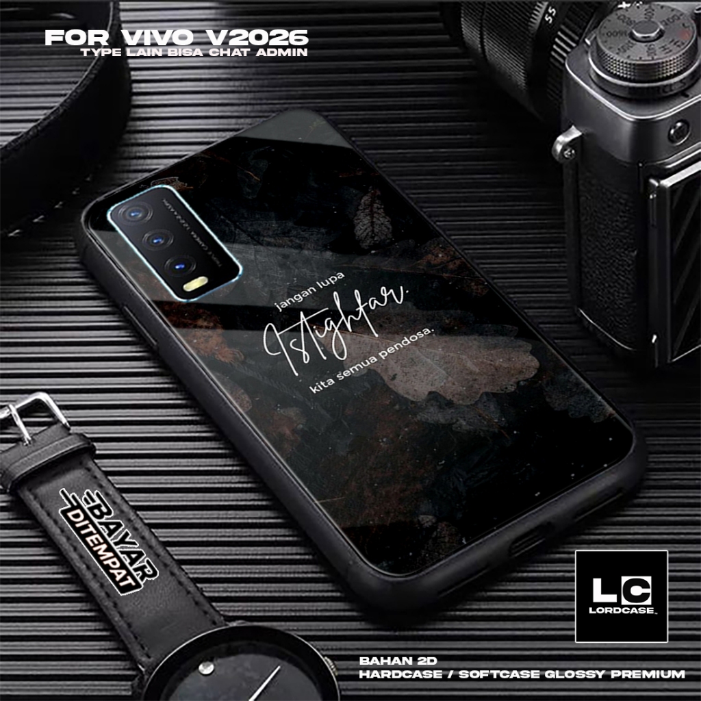 Case VIVO V2026 - Casing Hp Terbaru 2023 Lordcase [ QUOTES] Silikon Hp Mewah - Kesing Hp VIVO V2026 