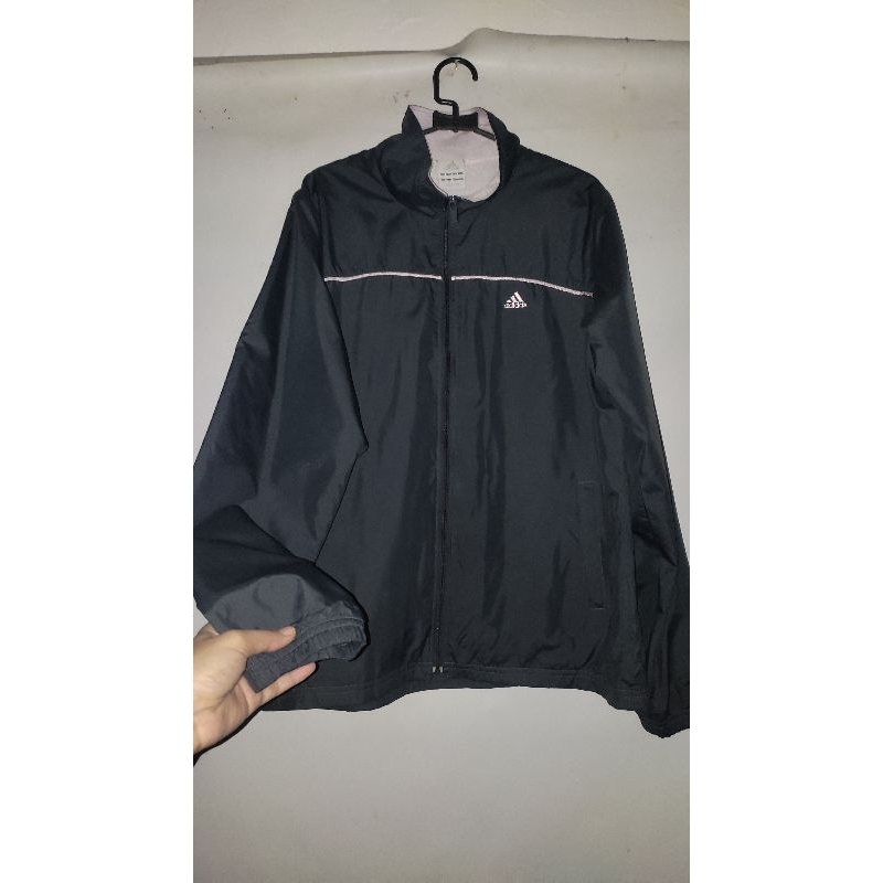 ADIDAS JAKET WINDBREAKER SPORT CASUAL.OLAHRAGA PRELOVED SECOND