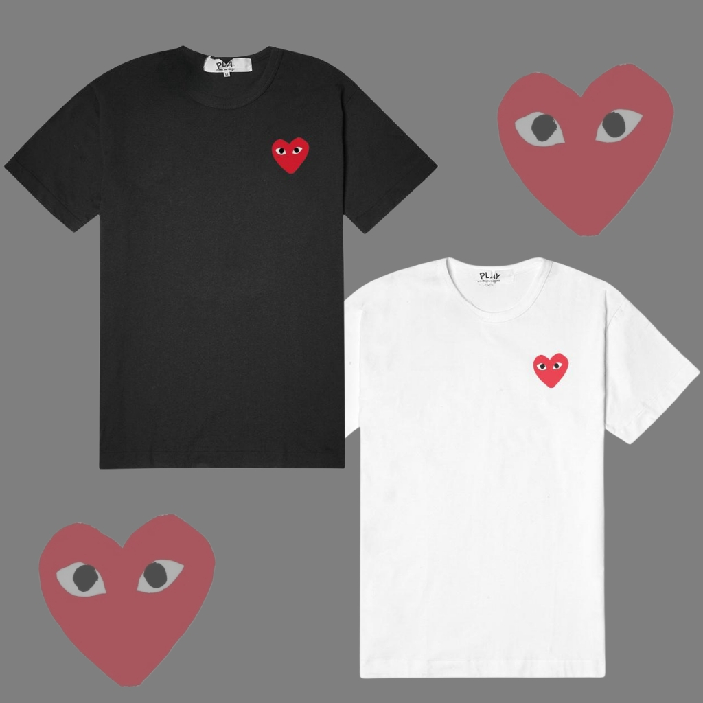 Baju Kaos Premium CDG Hypebeast Aesthetic Vintage Tshirt Unisex