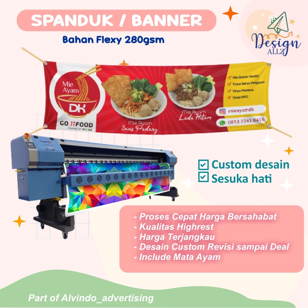 SPANDUK OLSHOP/USAHA/WARUNG