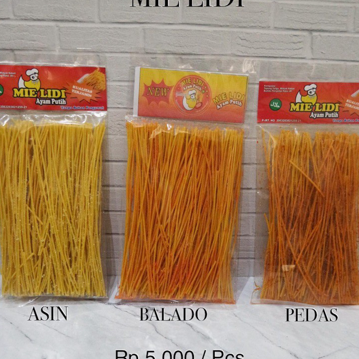 

Laris MIE LIDI 75gr (PEDAS / ASIN / BALADO) Readystock