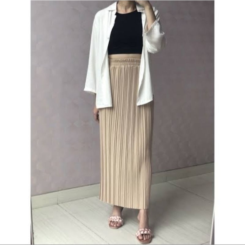 ROK PLISKET PREMIUM WARNA COKSU