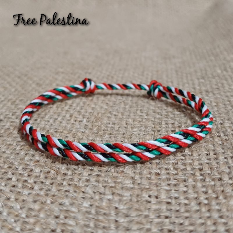 Gelang Palestine | Gelang Semangka Viral Bendera Palestina