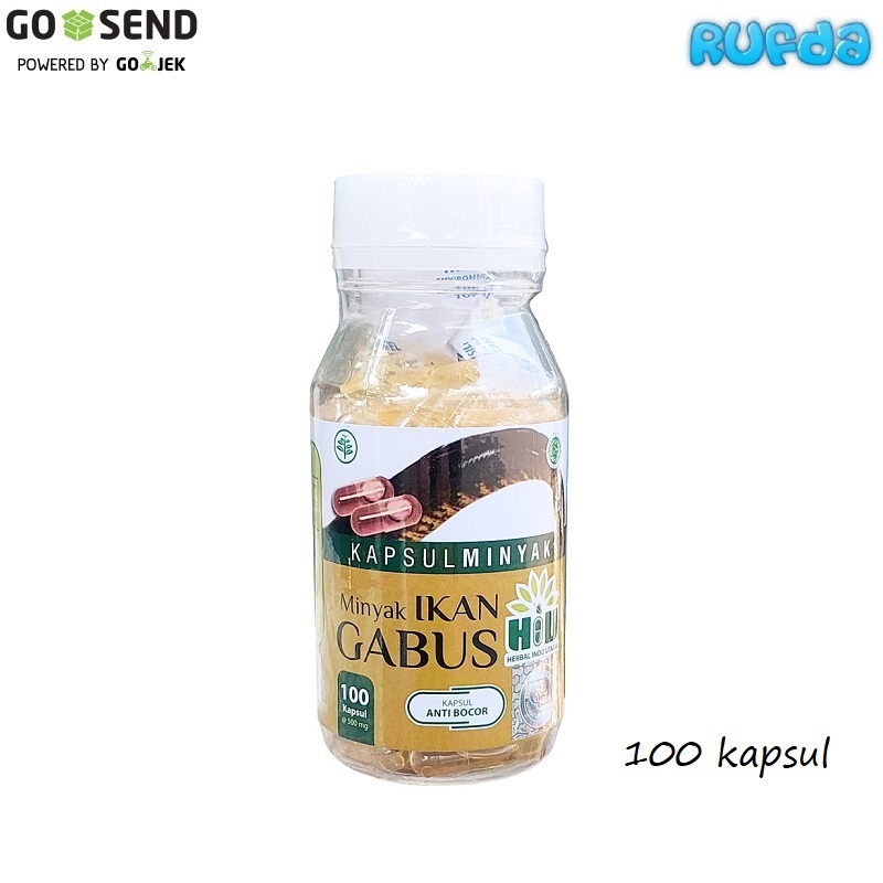 HIU Kapsul Minyak Ikan Gabus Sumber Albumin untuk Bayi Anak Ibu Hamil dan Menyusui Channa Striata Op