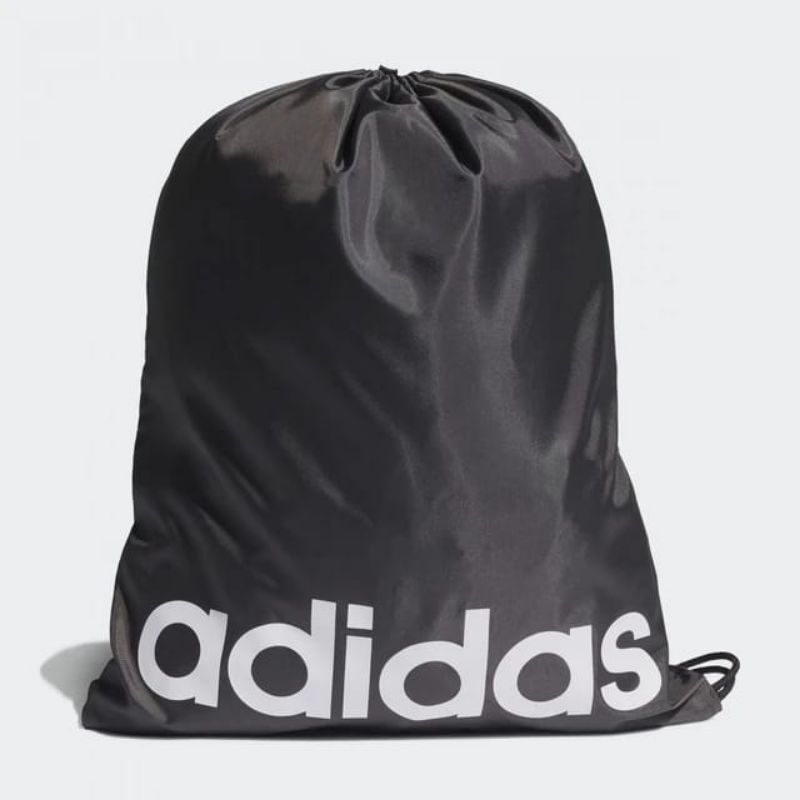 ORIGINAL Adidas Gymsack Tas Sepatu Serut Fitness Gym Black Hitam
