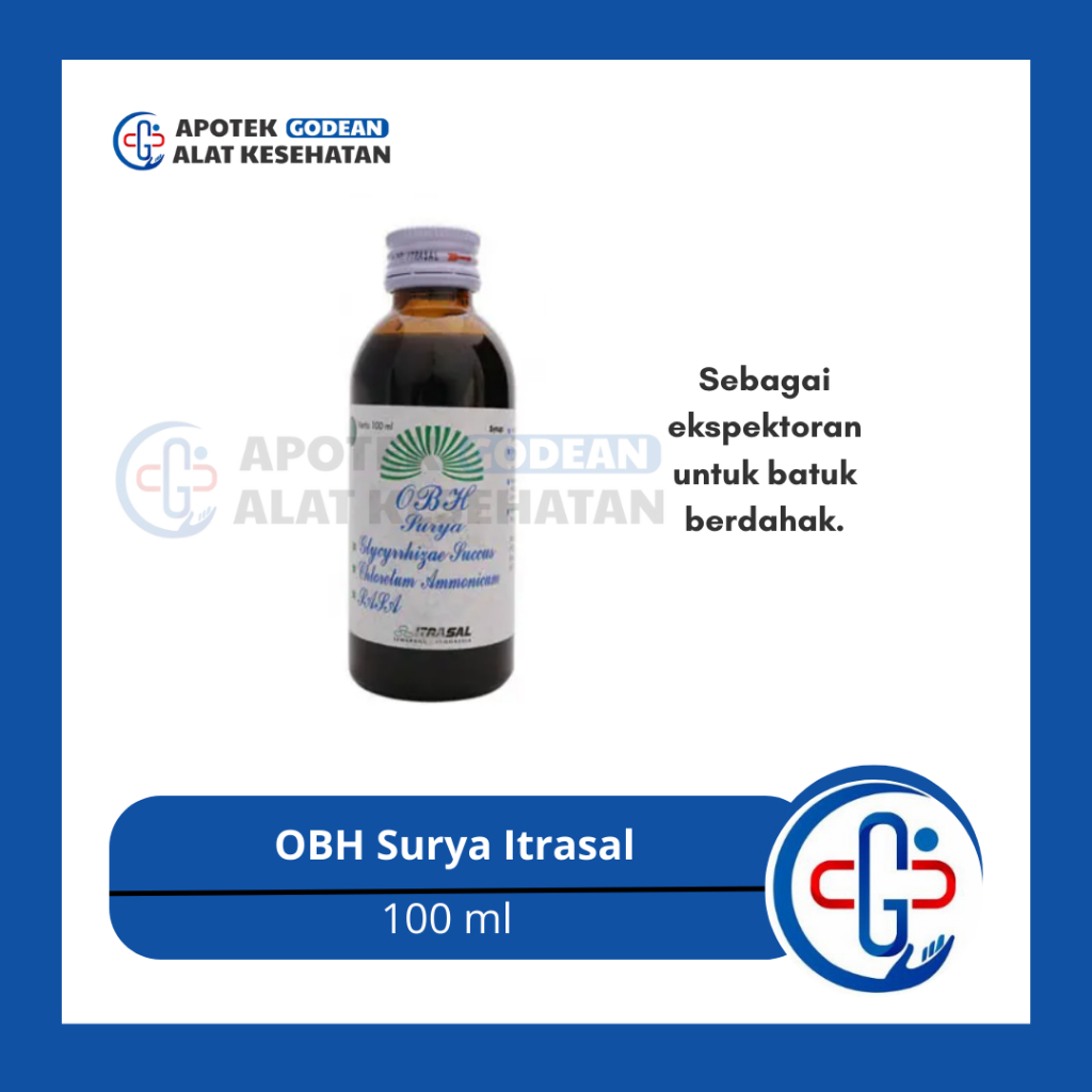 OBH Surya Itrasal 100 ml - Obat Batuk Hitam