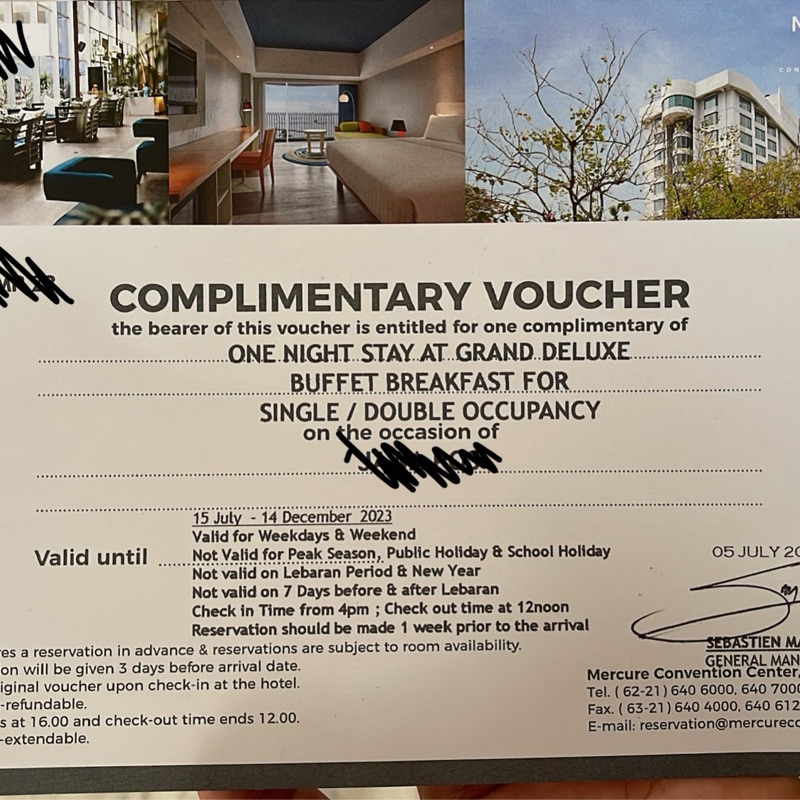 voucher hotel Mercure Ancol Jakarta