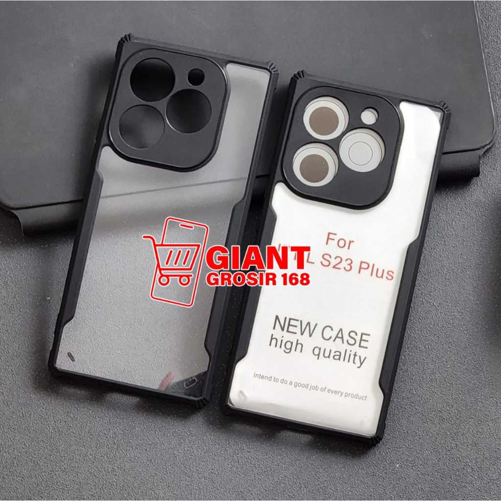 Itel S23 Plus Fusion Case Armor Shockproof Casing hp Itel S23 Plus