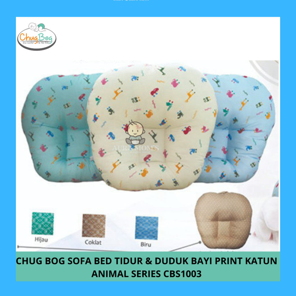 CHUGBOG - Sofa bayi sofa Bed tempat tidur bayi ChugBog Animal Series CBS1003