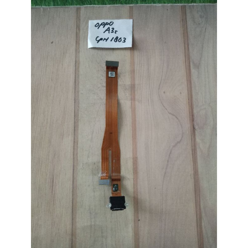konektor cas dan Kabel sinyal Original Copotan Hp Oppo A3s Cph 1803
