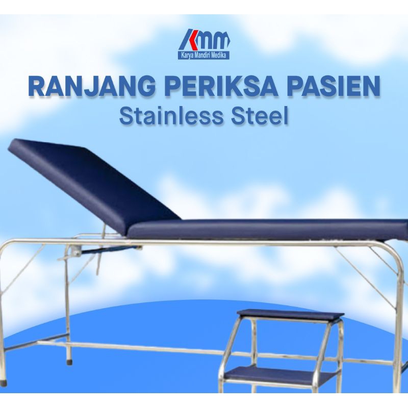 Meja Periksa Pasien Stainless || Meja Periksa || Bed Periksa Pasien