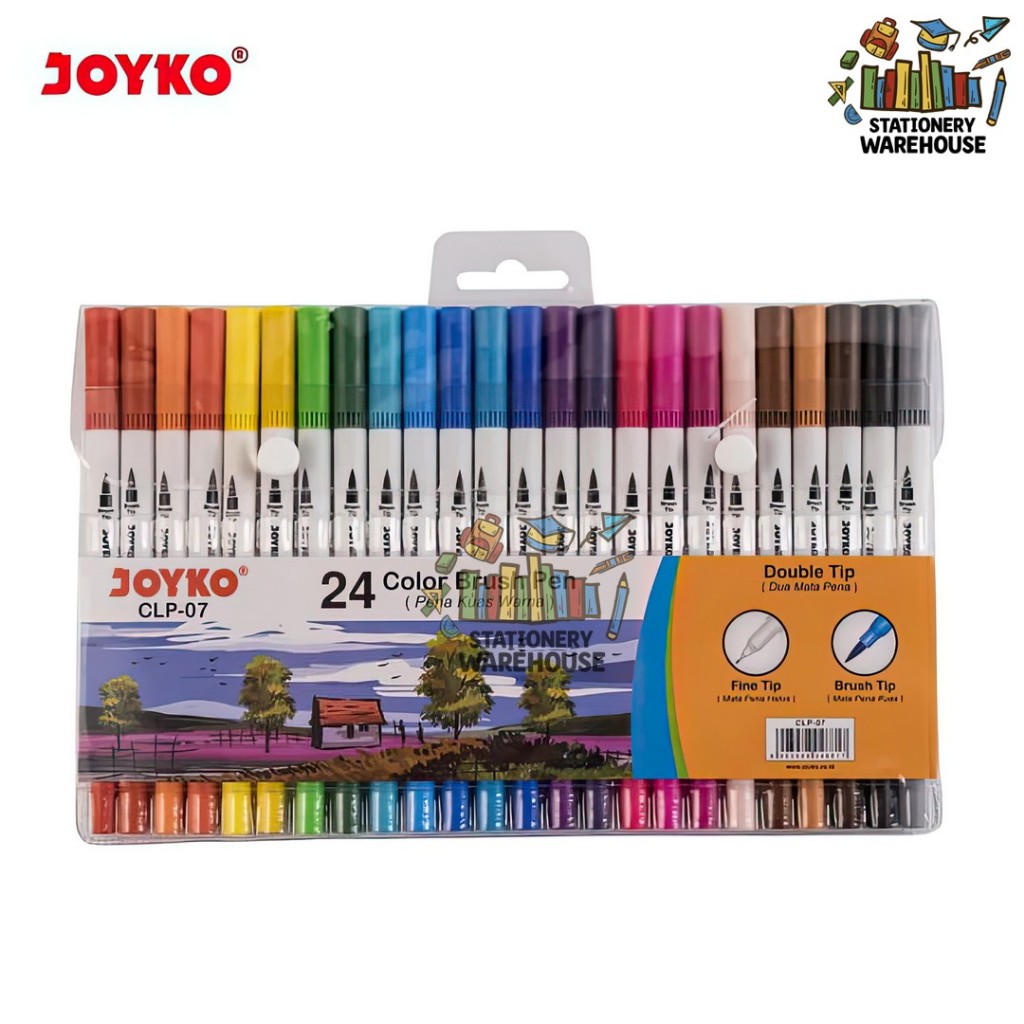 

Color Brush Pen Pena Kuas Warna Joyko CLP-07 24 Warna Color