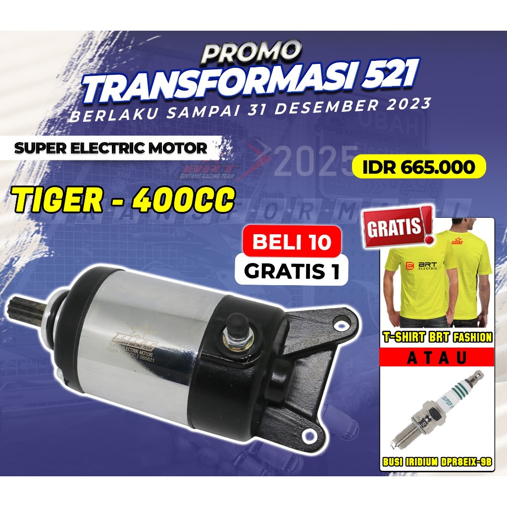 DINAMO STARTER TIGER-400 CC BRT