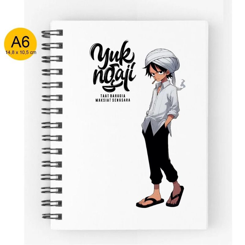 

Notebook A6 Muslim Buku Ring spiral Akhi diary